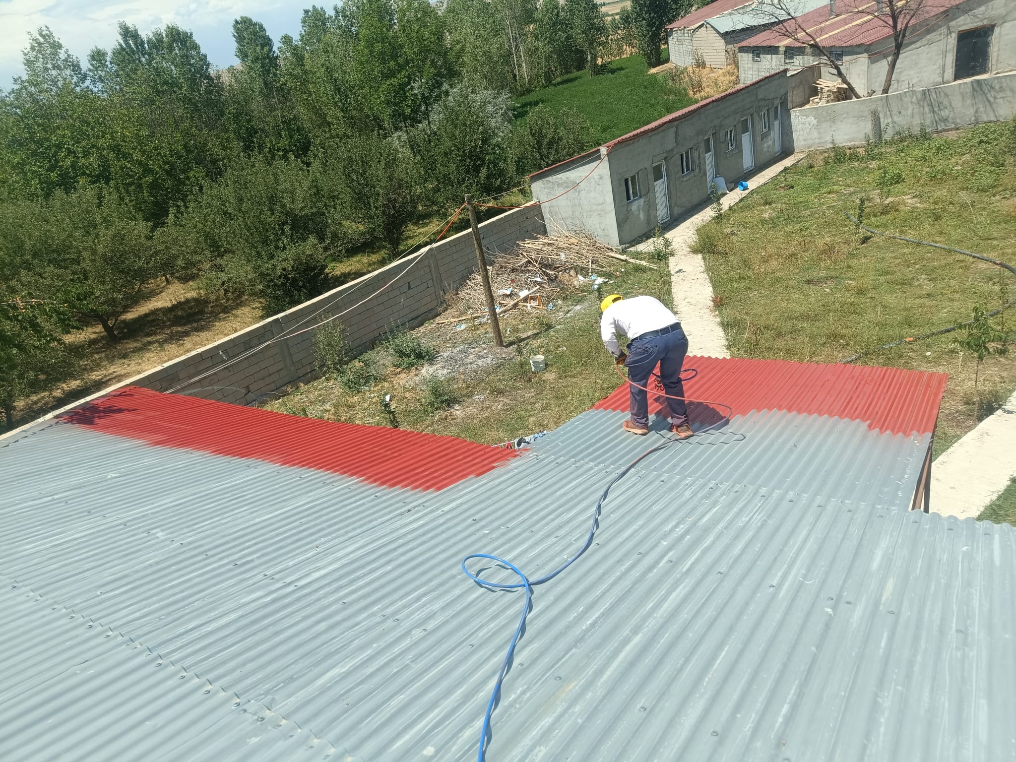 VAN ÇATI BOYAMA 05309571987